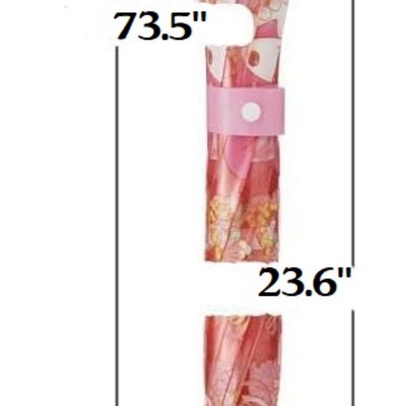NWT Sanrio My Melody Fashionable Dome-Shaped Vinyl Stick Umbrella.Limited. - Picture 7 of 7